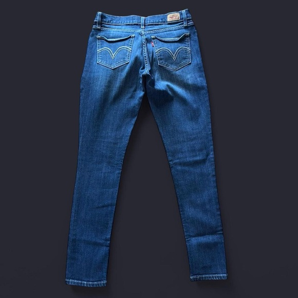 Levi’s Too Superlow 524 Dark Blue Wash Jeans - Picture 2 of 8